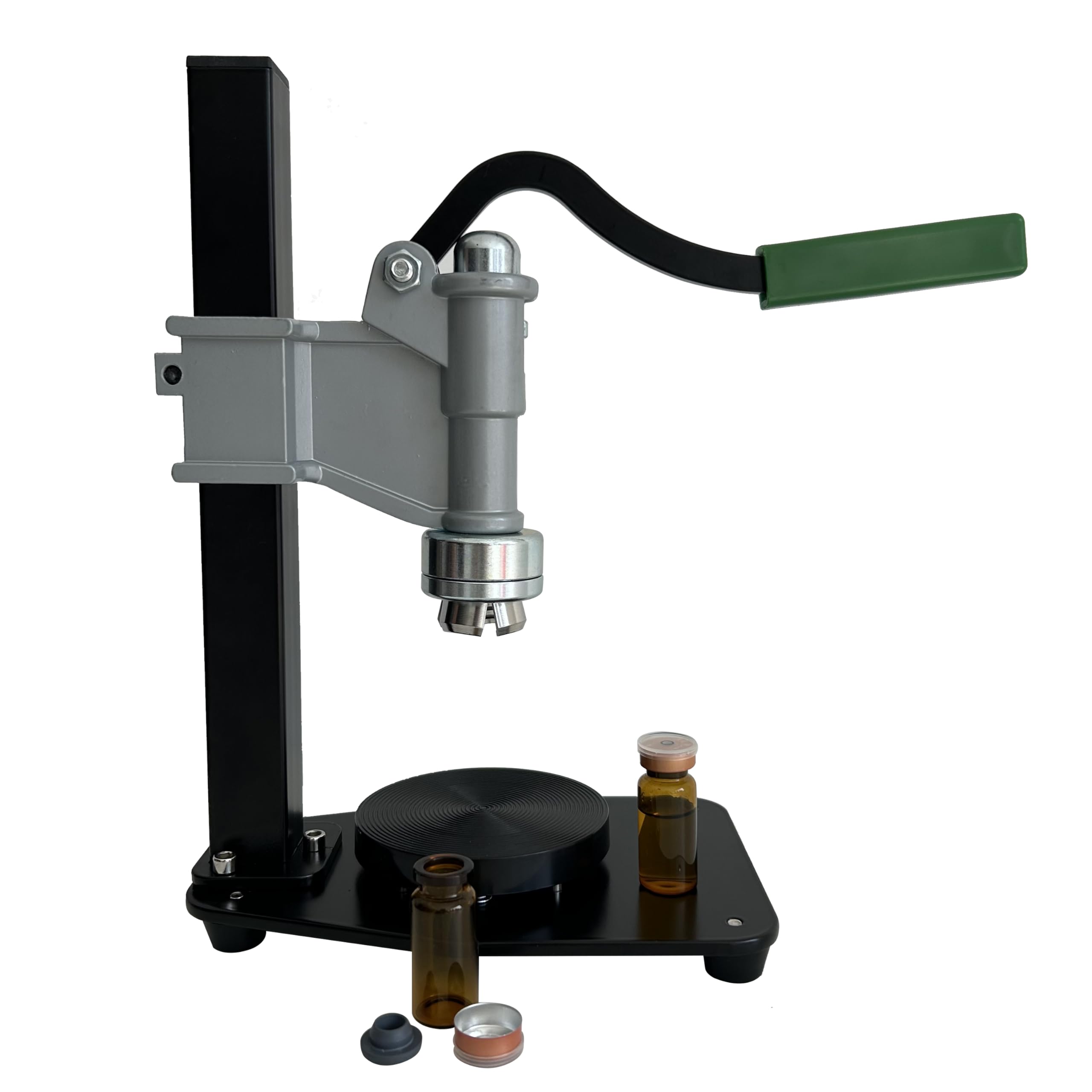 Photo 1 of Yooleantu Manual 20mm Vial Crimper and Capper - 100pcs Flip Caps Included