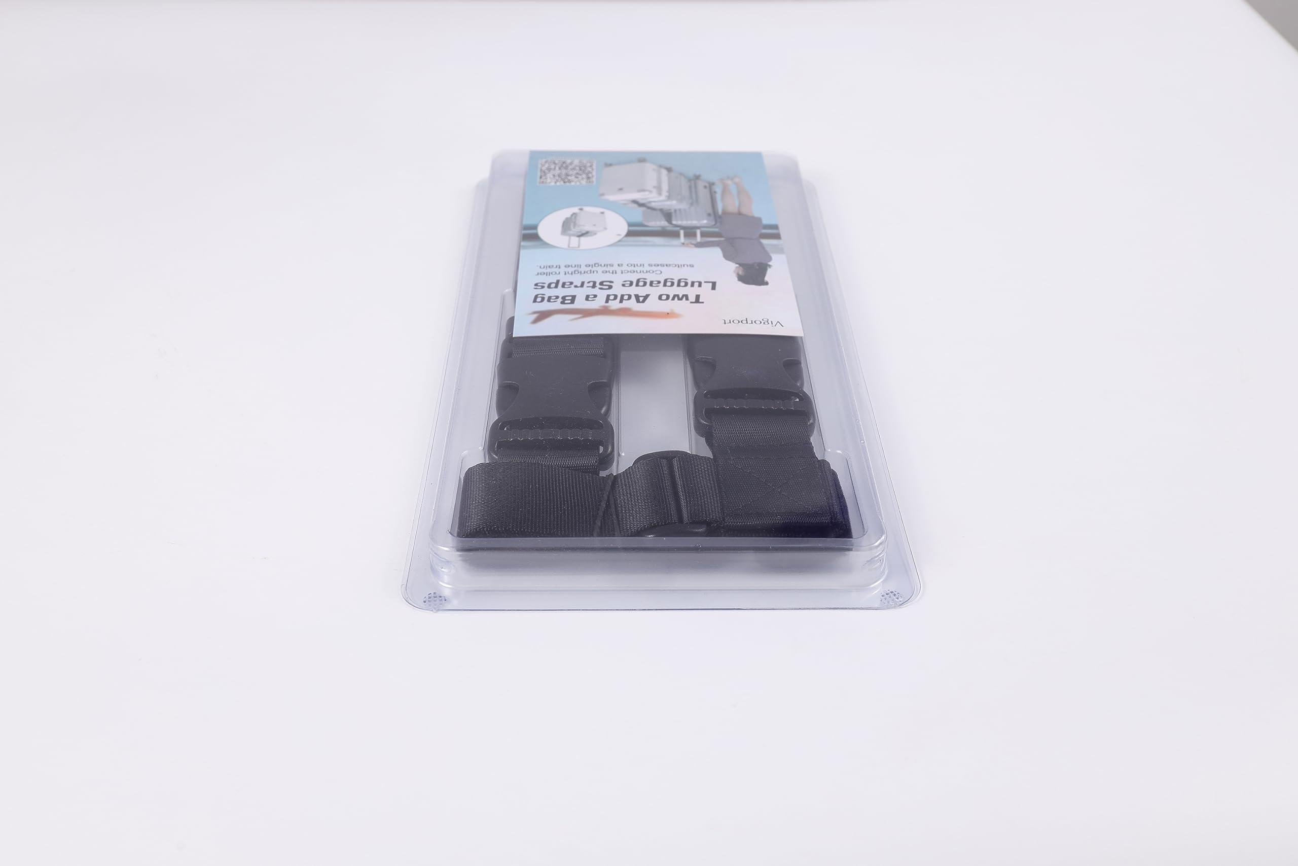 Vigorport Luggage Connector, Straps for Suitcase, Add A Bag Adjustable Attachment Accessories 1.25