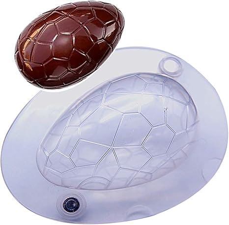 Amazon.com: Big Size Easter Egg Chocolate Mold Candy Polycarbonate Mold  Chocolate Form Bar Maker 3D Chocolate Mould Bakeware Pan Non Stick Ice Cube  Tray Moulds Baking DIY Cake Decorating Tools: Kitchen &