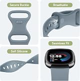 AK Straps for Fitbit Sense 2/Sense/Versa 4/Versa 3 Silicone Sport Band view 6
