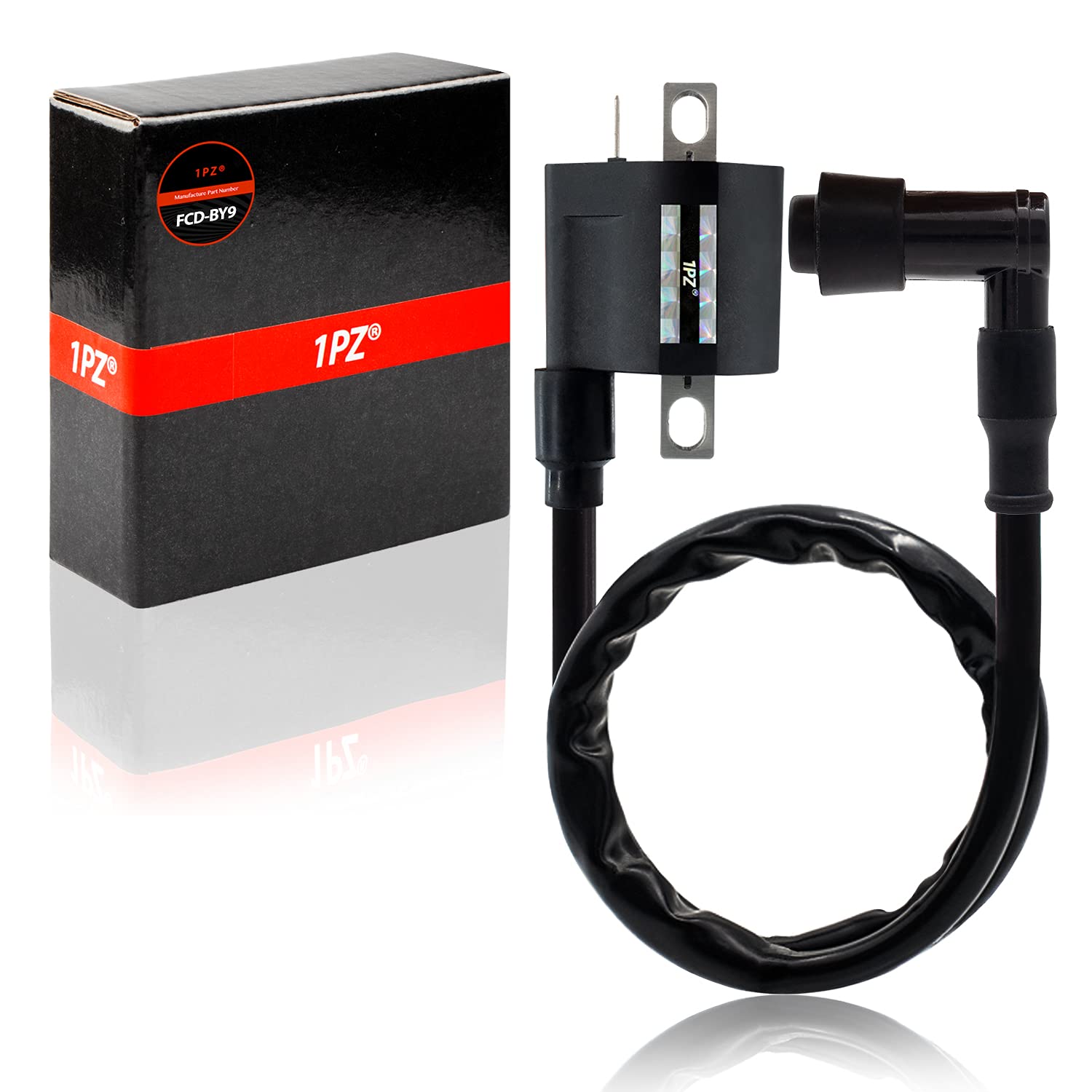 Photo 1 of 1PZ P80-CW1 Ignition Coil Spark Plug Wire Replacement for Yamaha Y-Zinger PW50 PW 50 PW80 PW 80 1981-2021