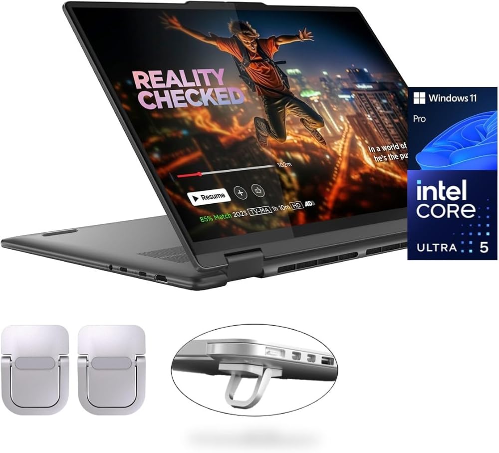 Lenovo Yoga 7i 16" 2K Laptop Core Ultra 5 16GB RAM 512GB SSD Win 11 Pro TB4 HDMI