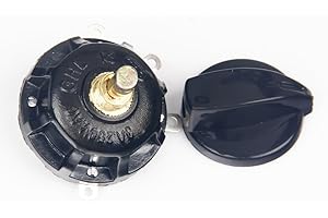 GAOHOU Heavy Duty 120V-250V 4 Position 3 Speed Fan Selector Rotary Switch with Knobs