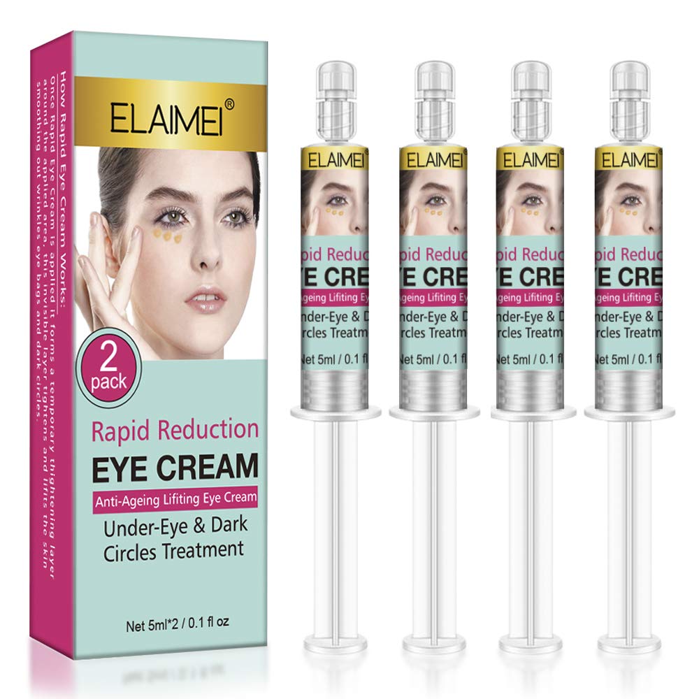 2Pack Rapid Reduction Eye Cream, Quick Repair Eye Cream, Eye Bags Treatment - Instant Results within 120 Seconds - Reduces Appearance of Dark Circles and Wrinkles and Fine Lines and Under Eye Bags