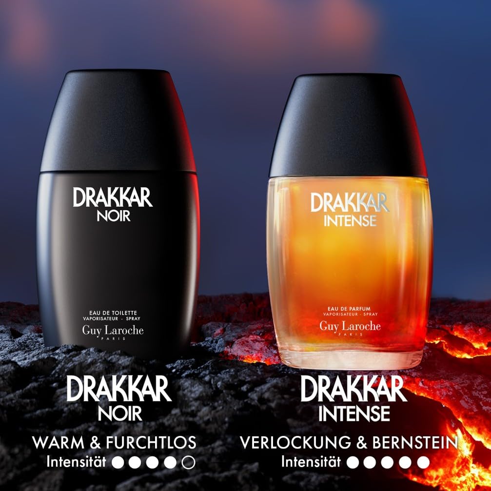 Guy Laroche Drakkar Intense Verführerisches & unwiderstehliches Eau de Parfum, Fougère-Duft mit Bernsteinnote, Langanhaltendes Männerparfum, Parfum für Männer, 100ml 6
