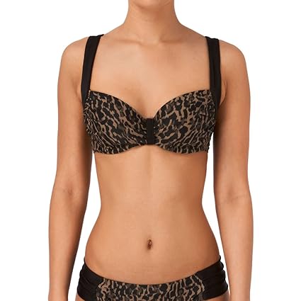 Panache Balconette Savannah in Bikini Top – Animal Print