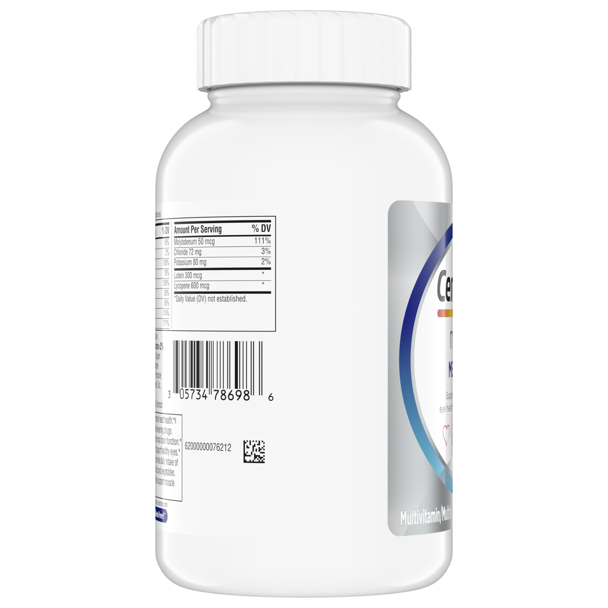 Centrum Minis Silver Multivitamin for Men 50 Plus, Multivitamin/Multimineral Supplement, Vitamin D3, B-Vitamins and Zinc, Non-GMO Ingredients, Supports Memory and Cognition in Older Adults - 280 Ct