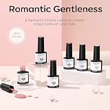 Modelones Gel Nail Polish 6 Colors Nude Pink Set 7ml Soak Off view 6