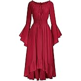 GOLDSTITCH Women's Gothic Dress Medieval Costume Corset Renaissance Dress Victorian Dress