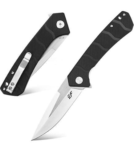 Amazon.com : Eafengrow EF972 Folding Knife, D2 Steel Blade Micarta