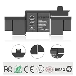 YXKC A1502 Battery Replcaement A1582 for MacBook