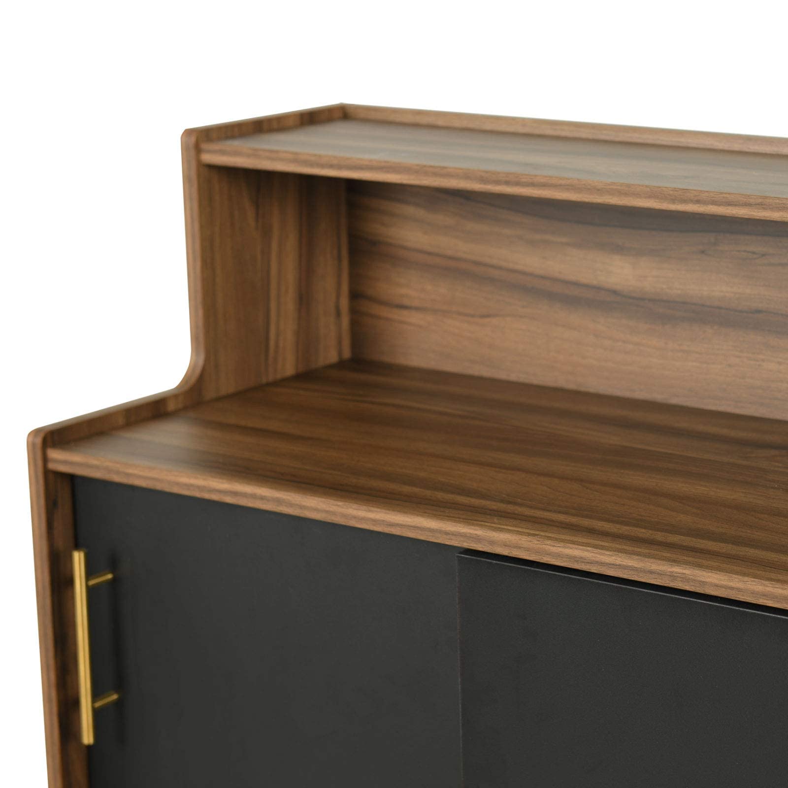 Mecor Shoe Rack Storage 2Door Shoebox Container Organizer