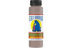 Secret Aardvark Reaper Hot Sauce - Carolina Reaper Hot Sauce, Smoky, Low Carb, Dairy Free, Spicy BBQ Sauce, Hot Sauce & Marinade - 8 fl oz 1 Pack