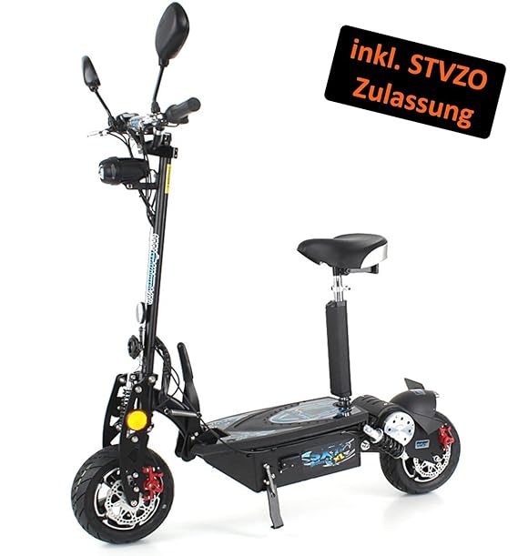 SXT1000 XL EEC Elektroroller 40 km/h mit Straßenzulassung 1000 Watt 48V SXT Scooter