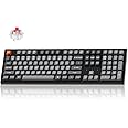 Keychron K10 Max Wireless Custom Mechanical Keyboard, QMK 2.4 GHz Bluetooth Full-Size with Hot-swappable Keychron Super Red Switch Compatible with Mac Windows Linux (RGB Backlit)