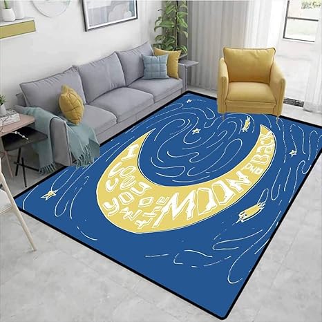 Amazon Bigdatastore I Love You 幾何学模様ドアマット エリアラグ