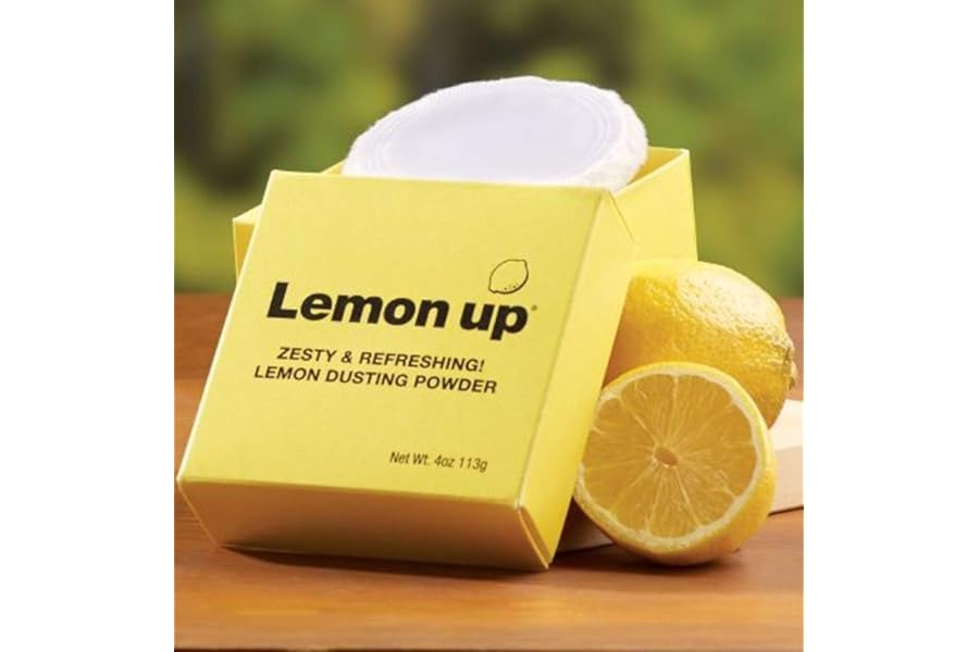 Limited Edition Lemon Up Dusting Powder 4 Oz! Lemony Scent Talc-Free Body Powder With Soft Puff! Made From Aloe Powder, Kaolin Clay, Jojoba Oil & Shea Butter! Leaves Skin Feeling Fresh, Soft And Dry!