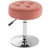 Gitrah Pink Vanity Chair for Makeup Room Round