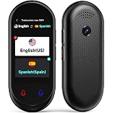 Language Translator Device, Portable Translator No WiFi Needed, Offline Voice Photo Translation, 150 Languages Supported, High Accuracy VORMOR Translator for Travel Business Learning (Black)