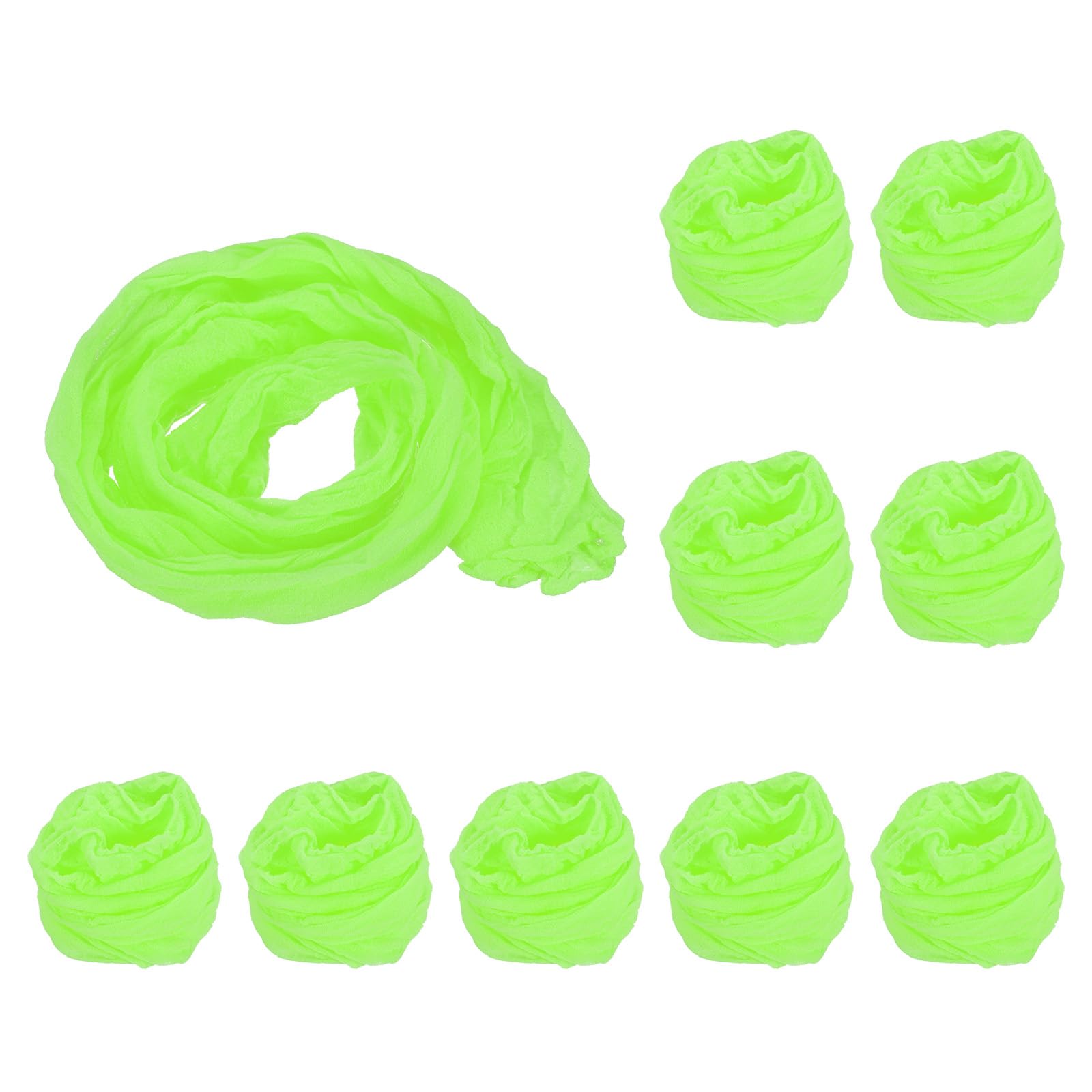 PATIKIL Nylon Stockings DIY Flower, 10Pcs Stocking Flower Fabric Material Tensile Silk Stocking Flowers for DIY Flower Making Wedding Crafts Home Decoration, Pale Green