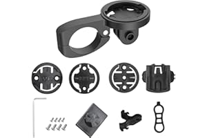 DGRYJHL Bike Computer Mount For Aero Bars, Aero Bar Bike Computer Mount For Garmin Edge,Aero Bar Computer Mount Compatible For Garmin GPS Computer,For Wahoo,For Bryton,For Cateye,GoPro Full Range & Flashlight