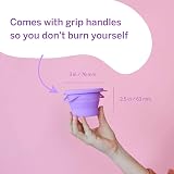 Pixie Cup Menstrual Cup Sterilizer - Compact & Microwavable Cleaner view 6