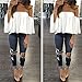 Canserin Women Blouse, Women's Chiffon Long Sleeve T-Shirt Tops Casual Off Shoulder Blouse Pullover (S, White)