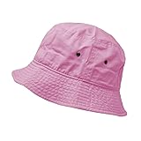 Glory Max Unisex Solid Color 100% Cotton Bucket Hat