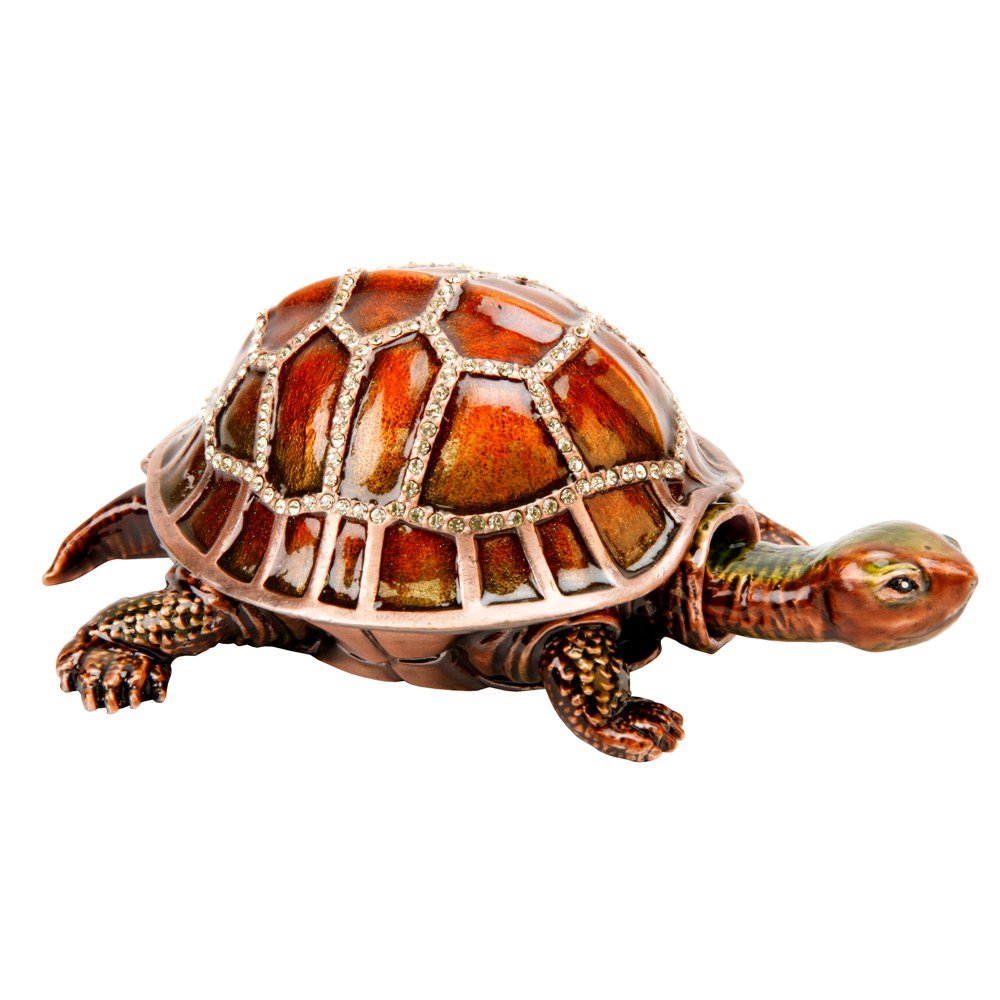 TREASURED TRINKETS Tortoise Trinket Box - Ornament