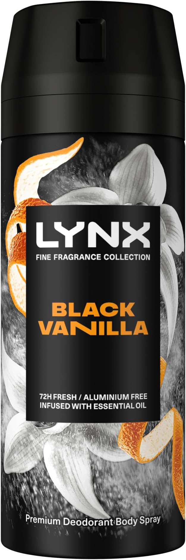 Lynx Fine Fragrance Black Vanilla Premium Body Spray 150 ml Deodorant