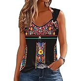 Womens Summer Tops Scoop Neck O Ring Shoulder Tank Tops Casual Sleeveless Button Front T Shirt Blouse