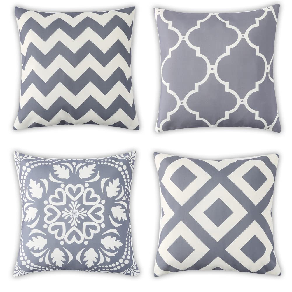 Outdoor Bench Seat Cushions - Tropical Plants Waterproof, Throw Pillow Covers for Patio, Garden, Living Room - 45 x 45cm — image 1