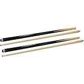 TGA Sports 48 Inch Hardwood Billiard House Cue Sticks 2-Piece Pool Cue