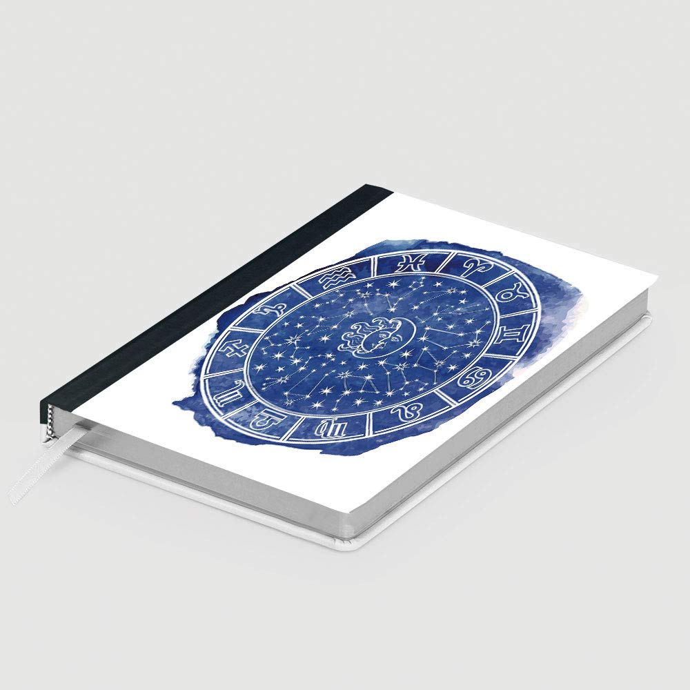 Amazon.com : Sun and Moon, Business Notepad Daolin Paper, Zodiac Circle Watercolor Backdrop Astrology Divination Fantasy Mystic Decorative, 96 sheets/192 ...