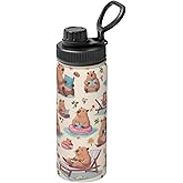 Yegonggong Capybara Gifts Capibara Tumbler Water Bottle Cups for Boys and Girls 18 Oz