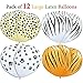 Jungle Safari Zoo Animals Foil Latex Balloons Birthday Party Supplies Decorations Lion Tiger Monkey Zebra Giraffe Cupcake Toppers 42 Pcs