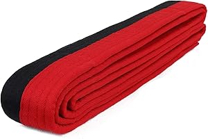 AAMA Plain Color Belt for Martial Arts - Taekwondo Karate Judo Aikido