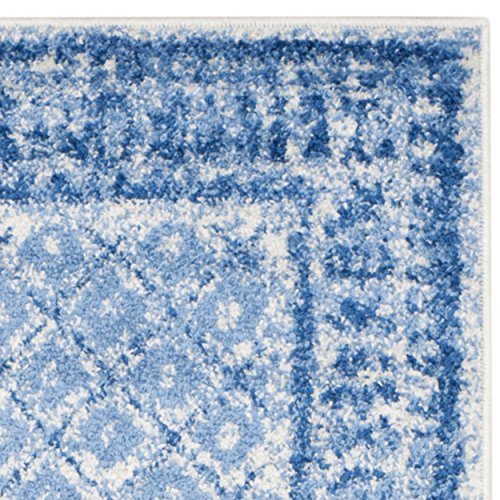 Safavieh Adirondack Collection ADR110D Silver and Blue Vintage Distressed Runner (2'6" x 6')
