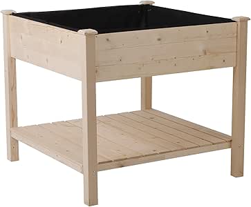 Outsunny Huerto Urbano Tabla de Crecimiento Mesa de Cultivo ...