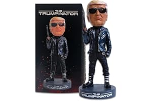 Donald Trump Collectibles - Proud Patriots The Trumpinator: Donald Trump 2024 Bobblehead for Trump Supporters and Patriotic Americans | The #1 Trump Gifts