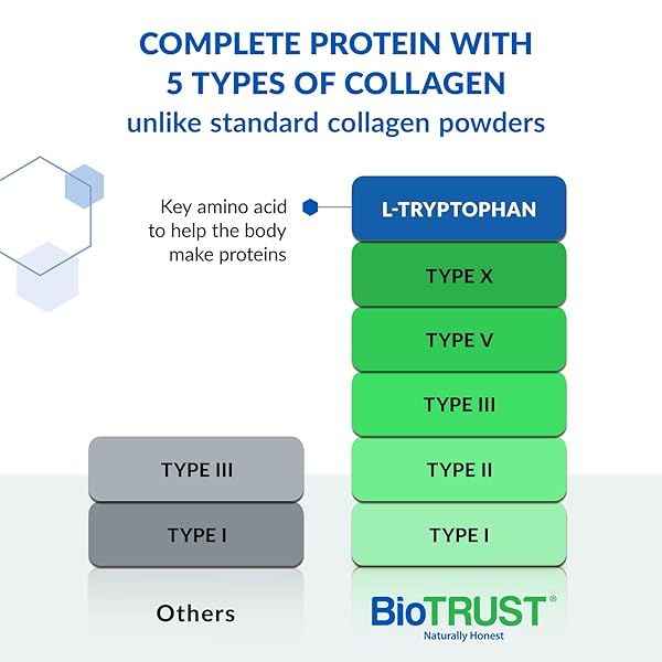 BIOTRUST AGELESS MULTI COLLAGEN PEPTIDES POWDER – TYPES I, II, III, V, X – UNFLAVORED COLLAGEN POWDER FOR WOMEN & MEN – HYDROLYZED PROTEIN– GRASS FED BEEF, FISH, CHICKEN, EGGSHELL MEMBRANE(16 PACKETS)