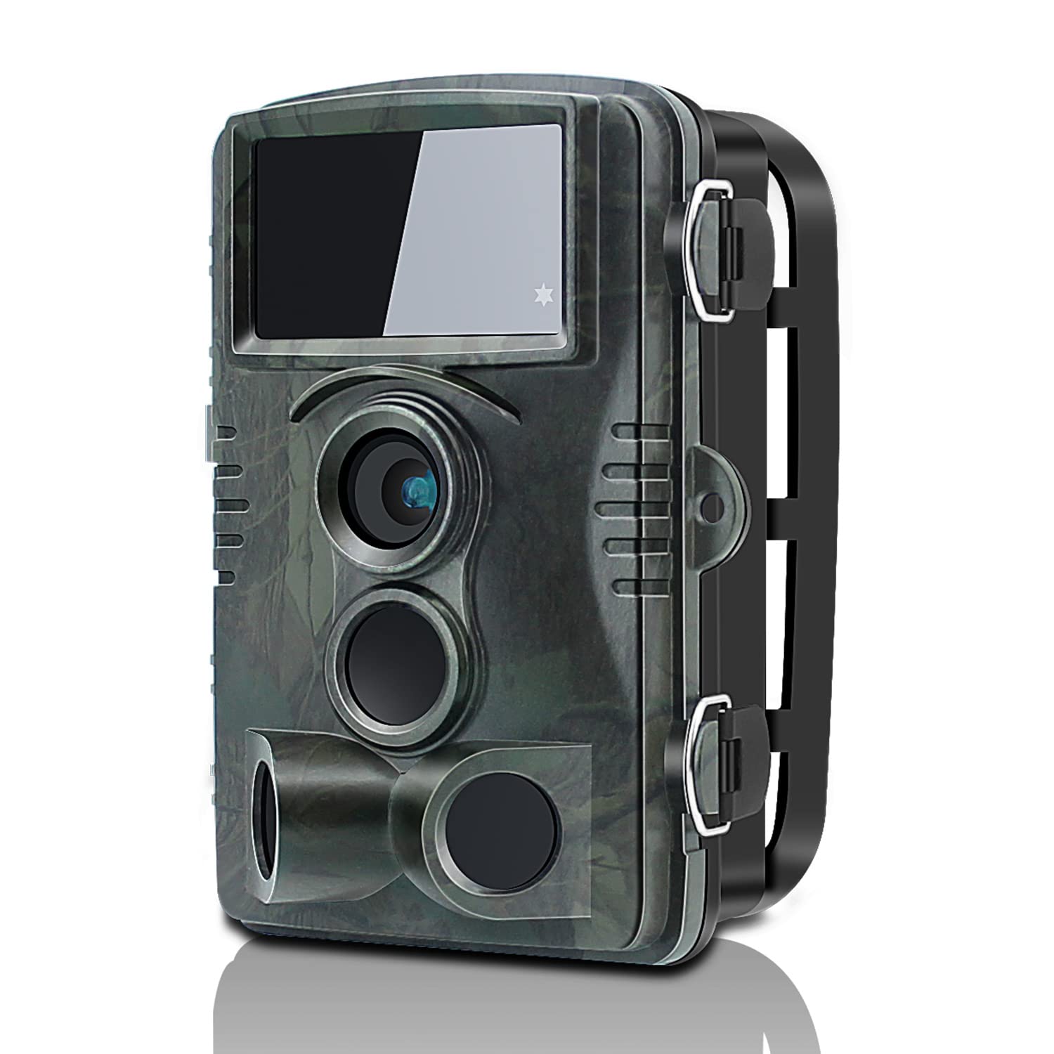 ZIMOCE Wildlife Camera 32MP 4K Trail Camera Night Vision Motion IP66 Waterproof with 120° Wide Angle Lens for Wildlife Monitoring, Garden, Home Security Surveillance (Upgrade)