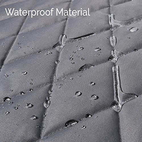 Cargo Liner For SUV's and Cars, Waterproof Material, non Slip Backing, With Side Walls Protectors, Extra Bumper Flap Protector, Large Size - Universal Fit (Certified Refurbished)