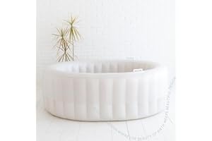 EARTHSIDE BIRTH POOLS Earthside Birth Pool I Birth Pool, Comfort for Home Water Birth Kit | Doula & Midwife Approved in Marshmallow White I Portable and Easy to Set up (Ultra Large)