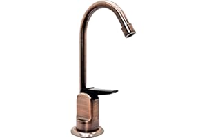 Westbrass D203-NL-11 6" Touch-Flo Style Pure Cold Water Dispenser Faucet, Antique Copper