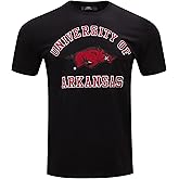 Pro Standard Men's University of Arkansas Classic Chenille Short Sleeve Tee Black S