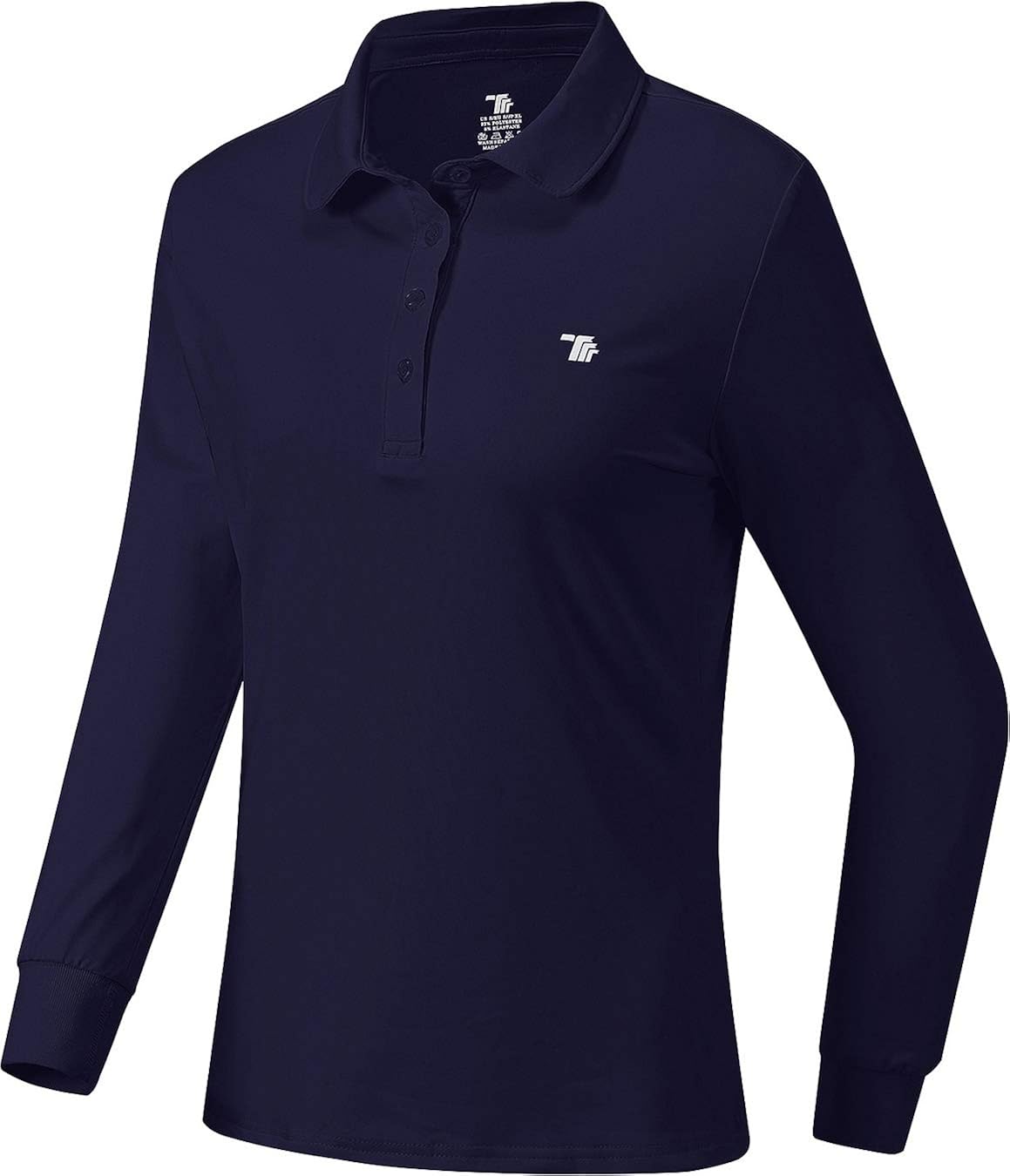 Women's Golf Polo Shirts Long Sleeve Slim Fit Athletic Shirts Cotton Fleece Warm Sports Tops for Tennis Work Business: Clothing