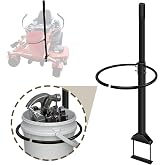 Zero Turn Mower Handle, 5 Gallon Bucket Holder, Lawn Mower Accessory Handle Kit for Garden &amp; Yard Cleaning Grabber Tool - Bucket Holder for Zero Turn Mower - Black