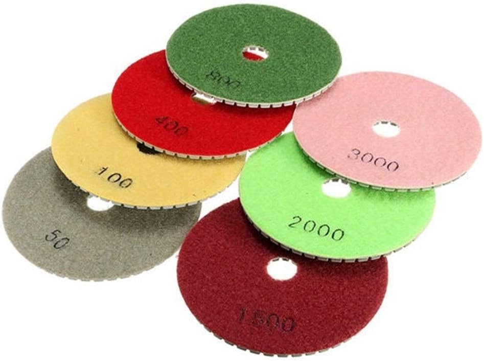 The Newest Chunshenn 8pcs 4 Inch 50 To 3000 Grit Diamond Polishing Pads For Granite Stone Concrete Marble Abrasive Abrasive Accessories Industrial Scientific Most Preferential Www Derechoolvido Es