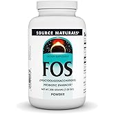 Source Naturals FOS Powder Dietary Supplement, Fructooligosaccharides Probiotic Enhancer - 200 Grams Powder